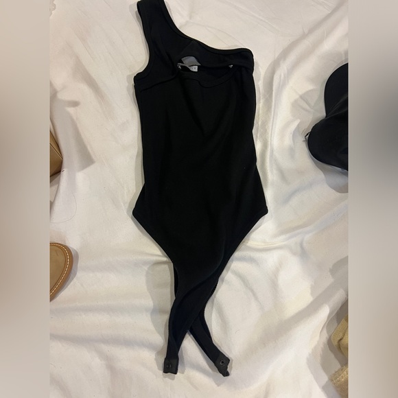 Zara Red One Shoulder Bodysuit main image 0